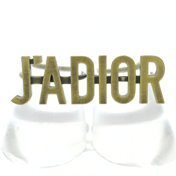 Auth DIOR/ChristianDior J'ADIOR - Gold Hardware Ring #6 1/2 - Picture 1 of 6